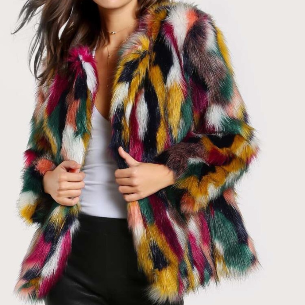 Faux Fur Coat/Jacket - Winter Jacket